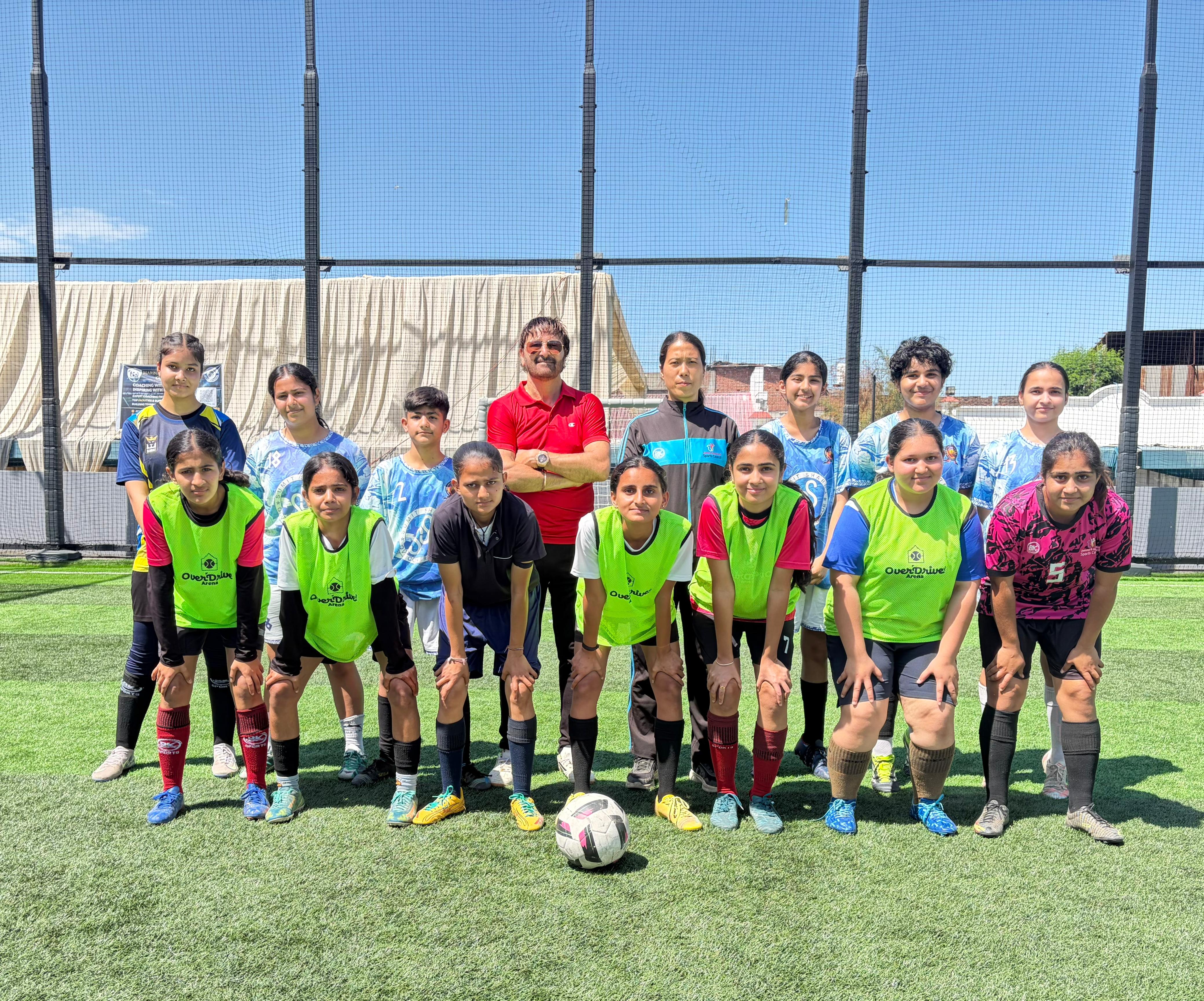 Girls exhibition match marks new beginning in Jammu Football 